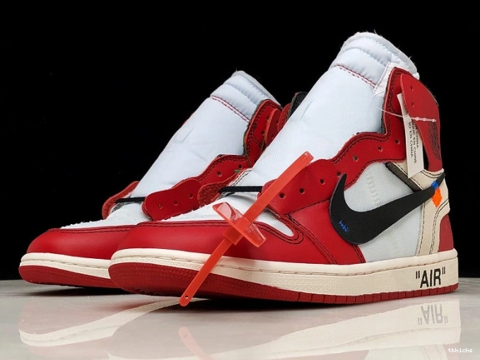 Rep TBK The Ten 1 Retro AA3834-101 Jordan Air Off-White Chicago 0630